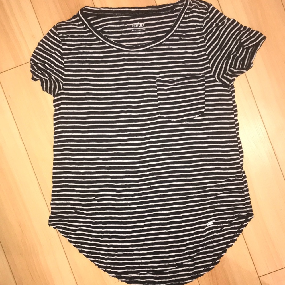 Black and white striped shirt